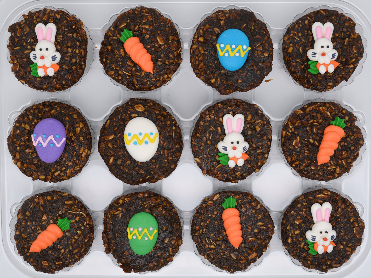 Easter Horse Treats - Spring Pony Treats - Easter Bunny, Eggs, Carrots - Equestrian Kids Gifts - Gourmet Treats for Horses - 1 Dozen