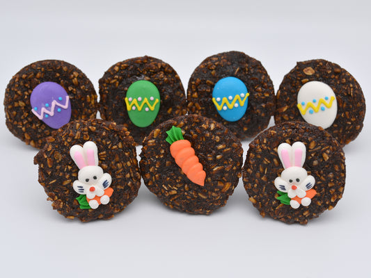 Easter Horse Treats - Spring Pony Treats - Easter Bunny, Eggs, Carrots - Equestrian Kids Gifts - Gourmet Treats for Horses - 1 Dozen