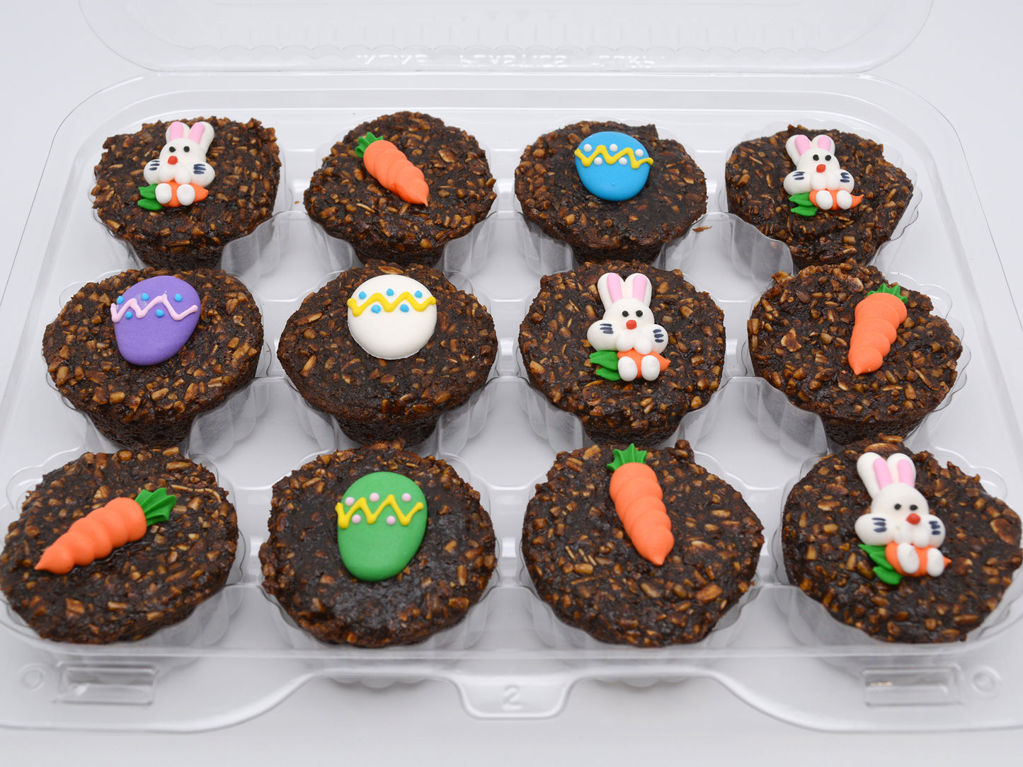 Easter Horse Treats - Spring Pony Treats - Easter Bunny, Eggs, Carrots - Equestrian Kids Gifts - Gourmet Treats for Horses - 1 Dozen