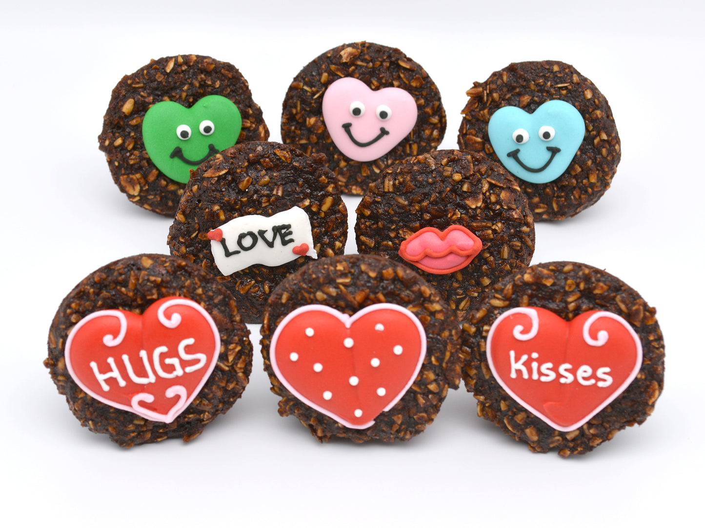 Valentine's Day Horse Treats - Valentine Pony Treats - Hearts and Hugs - Equestrian Kids Gifts - Gourmet Treats for Horses - 1 Dozen